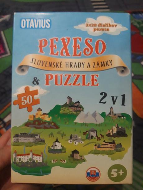 Pexeso a puzzle slovenske hrady a zamky, 