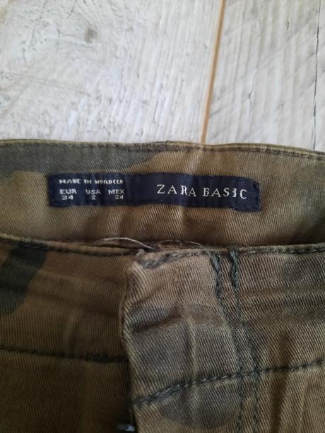 Maskáčové nohavice zara, zara,34