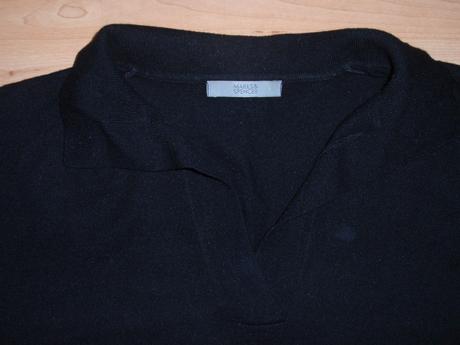 Svetrík s golierikom a rozhalenkou, marks & spencer,xl