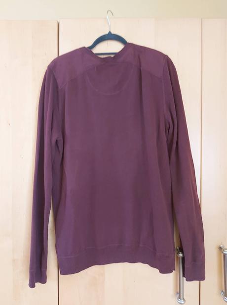 Pánsky pulover bordovej farby č.m, m