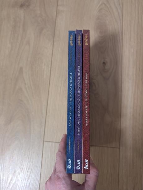3x kniha harry potter sprievodca k filmom, 
