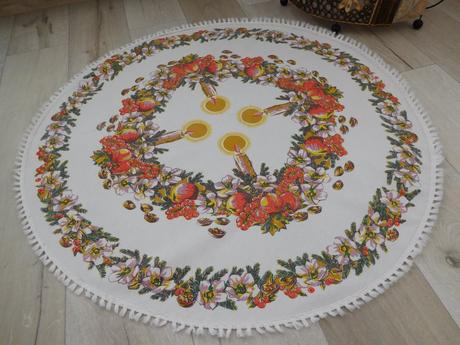 Obrus vianočný bavlnený svetlejší, 