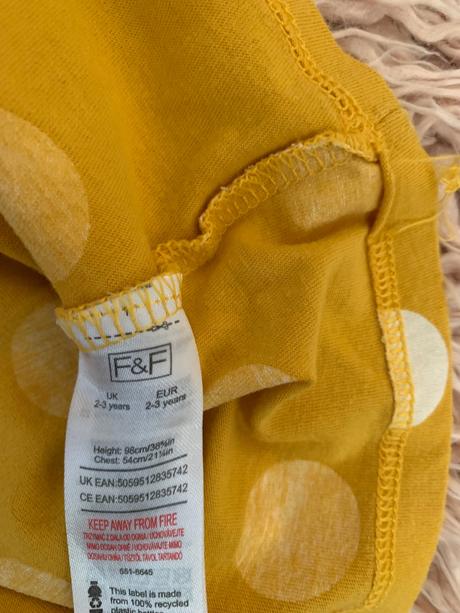 Letné šaty 2-3r, f&f,98