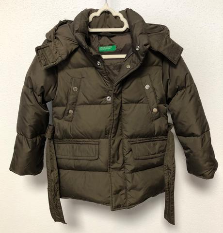 Bunda páperová chlapčenská benetton č.92, 1,5-2y, benetton,92