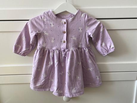 Saty fialove so zajacikmi next 68 (4-6m), next,68