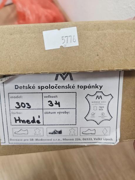 Spoločenské topánky, 34