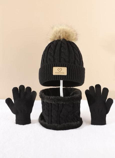 Set ciapka, nákrčník a rukavice, 74 - 116
