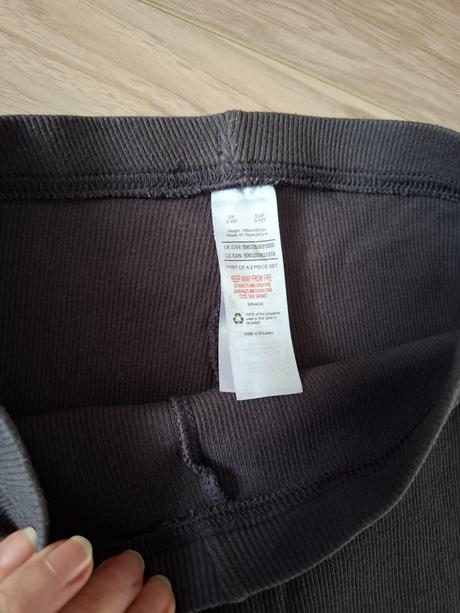 2x rebrované legíny, veľ. 140, f&f,140