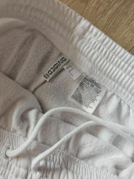Široké teplákové nohavice vysoký pás, h&m,xl