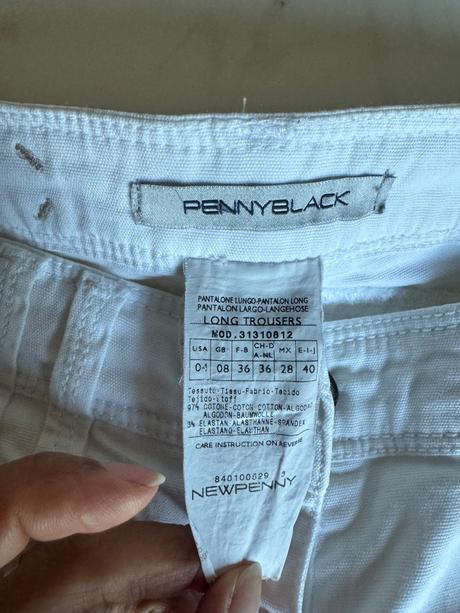 Pennyback luxusne biele jeansy xs, xs