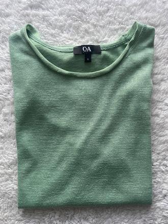 Zelenkaste upletove tricko c&a, c&a,s