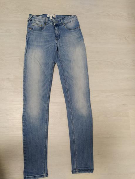 Elastické rifle veľ.34-158-xs, mango,xs