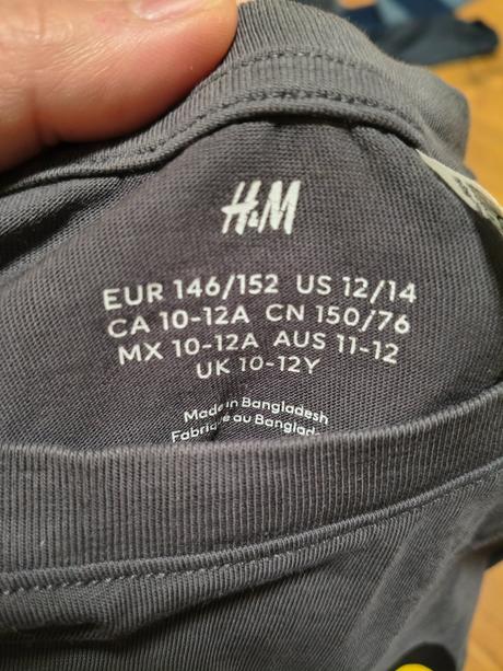 Smajlík tricko, h&m,146