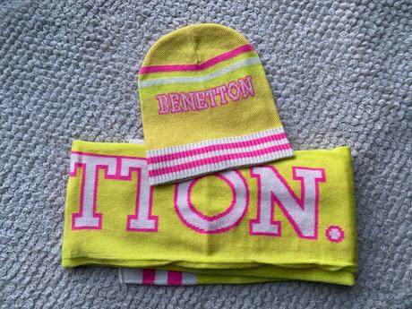 Čiapka + šál benetton, benetton