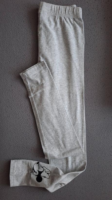 Dámske svetlošedé legíny, minnie mouse., pepperts,xs