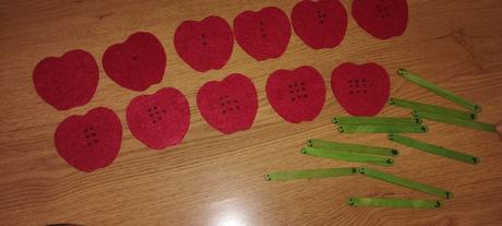 Vrecúšková aktivita - jabĺčka, 