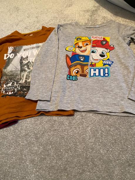 Detské trička dlhy rukáv, 116