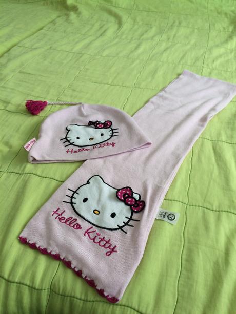 Hello kitty ciapka+sal, h&m,98