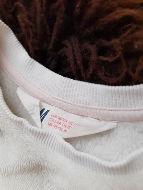 Detská mikinka s mačičkami 98/104, h&m,98