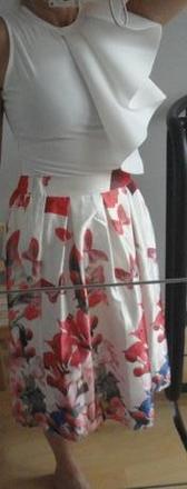 Dámska midi sukňa -vel. uni, s