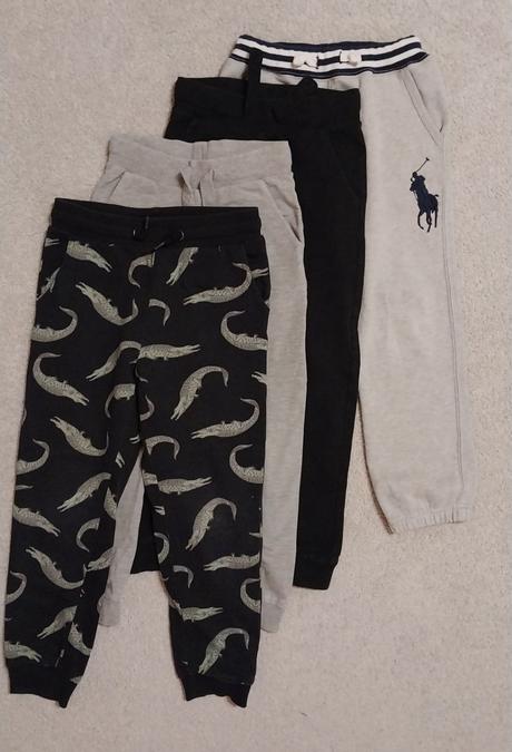 Set 4x teplaky, 2x next, 1x ralph lauren, next,122