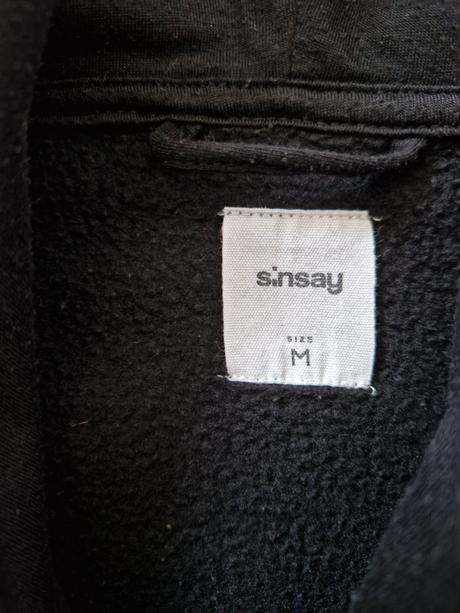 Čierna mikina, sinsay,m