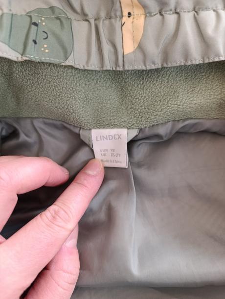 Lindex bunda hrušky+ čiapka, lindex,92