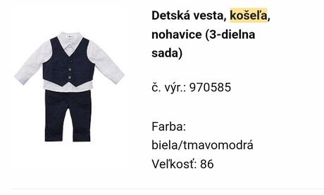 Oblek - košeľa, nohavice, vesta, 86