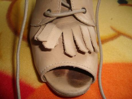 Klinove sandale na snurovanie - promod, 39