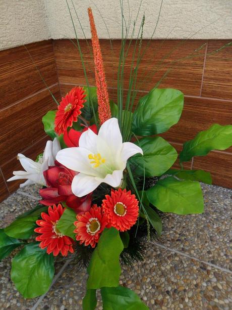 Ikebany, vence na hroby, 