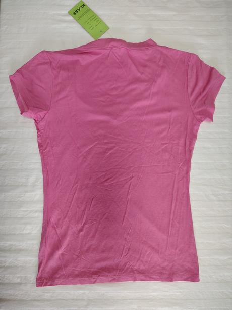 Dámsky ružový elastický top, klass, xs, xs
