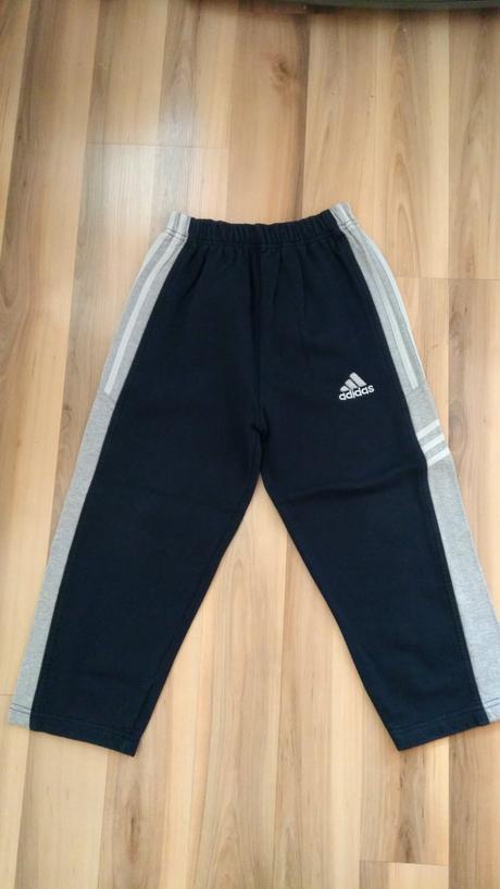 Hrubé bavlnené tepláky, 122-128, adidas,122
