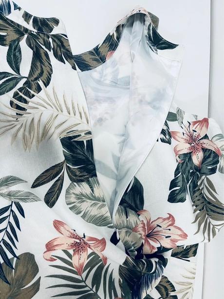 Letné kvietkované šaty s ľanom vel 46, 46