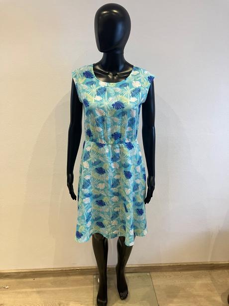 Dámske šaty vzorované letné (m), m