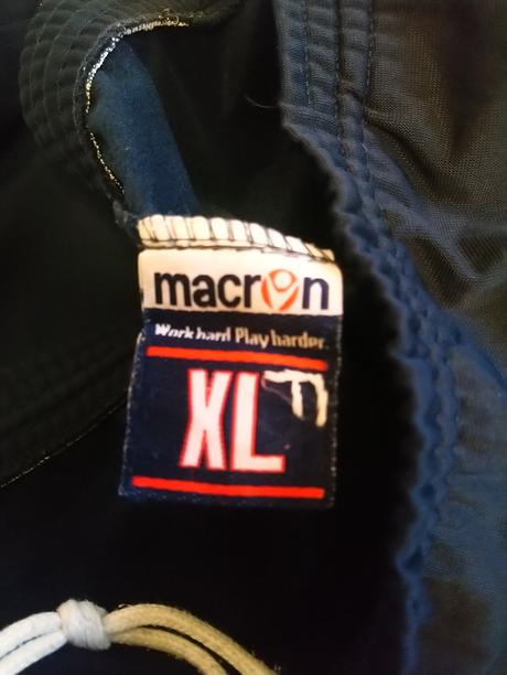 Dámske tmavo modré športové tepláky, macron, xl, xl