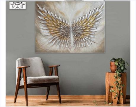 Maľba "strážne krídla", 