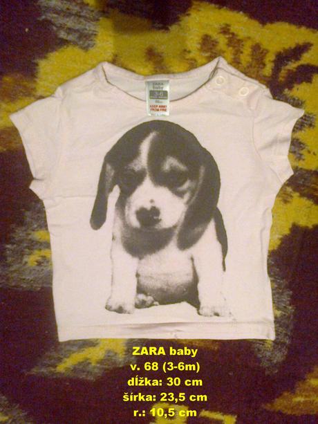 Tričko so psíkom, zara,68