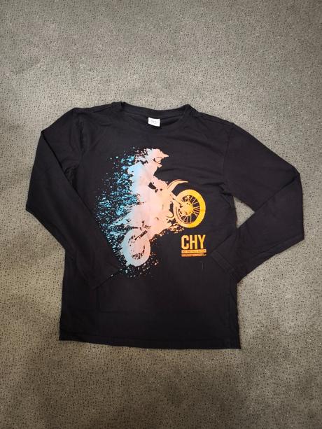 Tričko s dlhým rukávom 3 druhy, 158