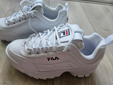Biele kožené tenisky fila, fila,37