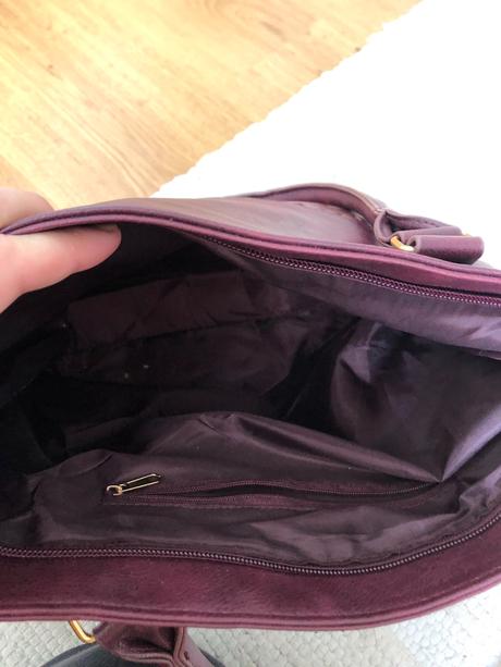 Bordová kabelka/ bordová vintage kabelka, 