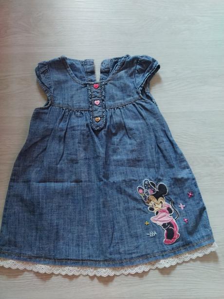 2x letné šaty + legíny 9-12 mesiacov, 86–98