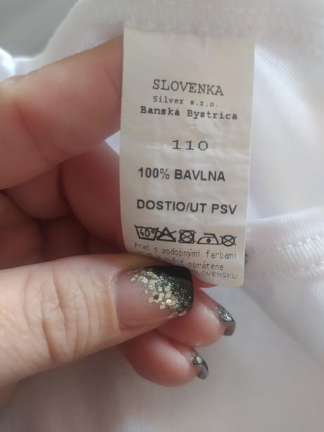 Biely nátelník, slovenka,110