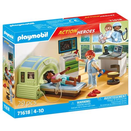 Playmobil 71618 -pacient na magnetickej rezonancii,