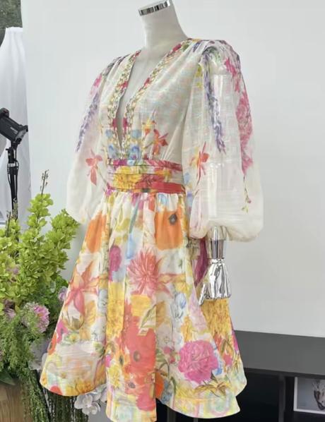 Nové šaty štýl zimmermann, m