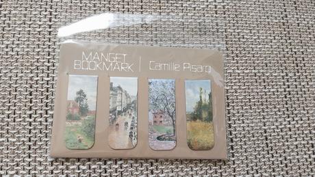 4 knizne magneticke zalozky camille pisaro, 