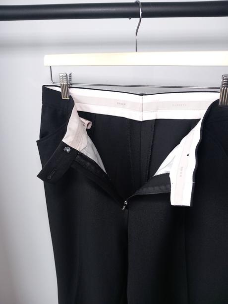 Čierne vlnené nohavice brax, m