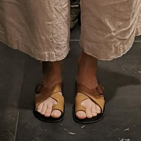 Čarovné kožené barefoot sandálky, 36