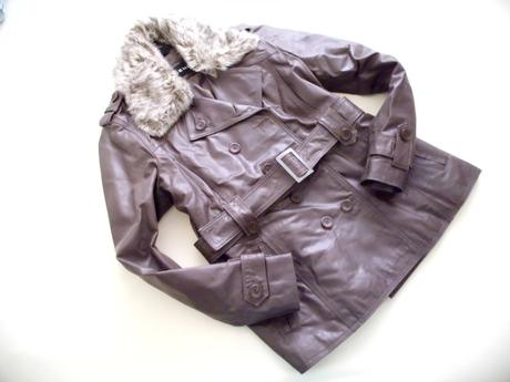 Trend kožená bunda 42, l