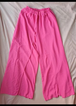 Krásne široké letné nohavice uni, 