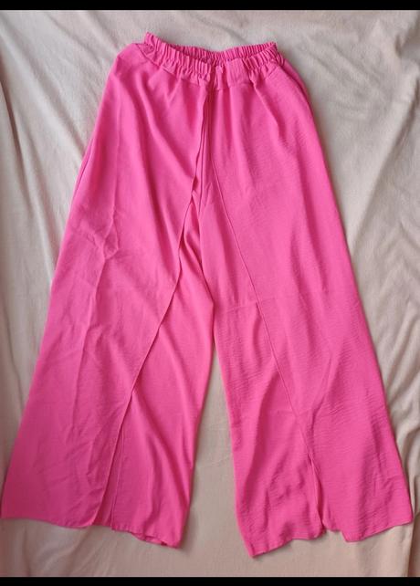 Krásne široké letné nohavice uni, 